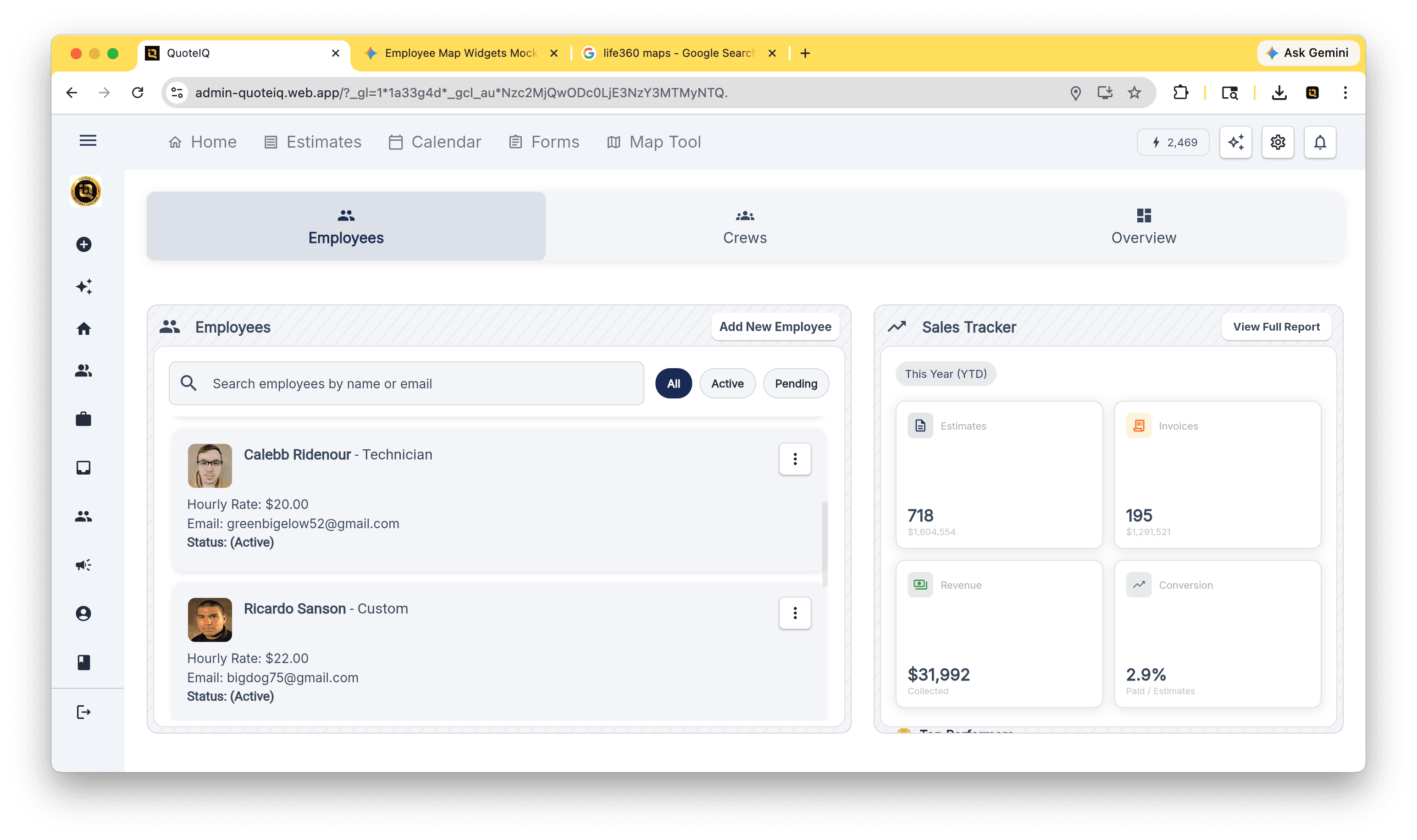 EmployeeHub — assign, schedule, and pay employees